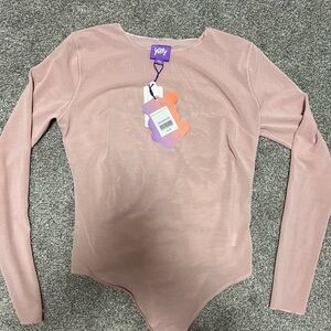 Yitty Blush Long Sleeve Bodysuit